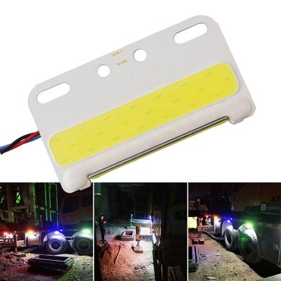 China Lorry/Trailer Truck/etc COB Side Light Signal Lamp high waterproof led turning lights 24V Lorry Night Running Bulb Lighting for sale