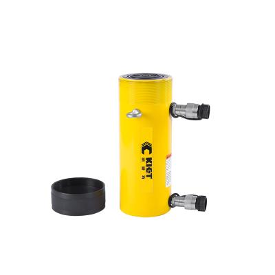 China Construction worksÂ   30 60 100 150 200 600 Ton Double Acting Hollow Plunger Hydraulic Cylinder for sale