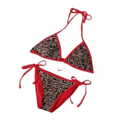 China Custom Sexy Designer Swimsuits Famous Brands Letter Printing Logo Bikini Woman Swimwear Wholesale Luxury Bathing Suits Plus Size for sale