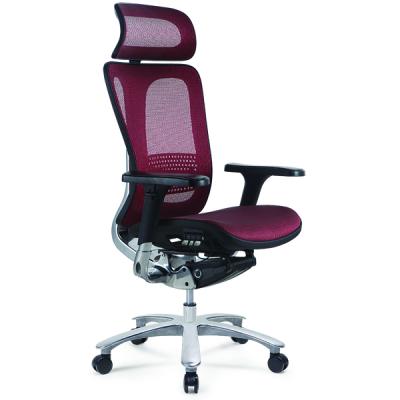 China Modern Ergonomic Mesh Fabric Office Chair Best Office Chair Parts / PU Armrest for sale