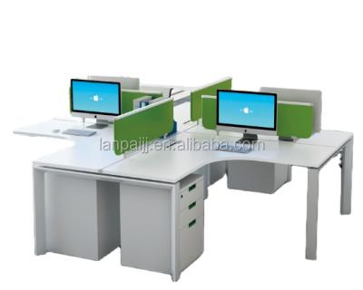 China LB-08 Modern Dimensions Modern Staff Office With Working Office Desk Design for sale