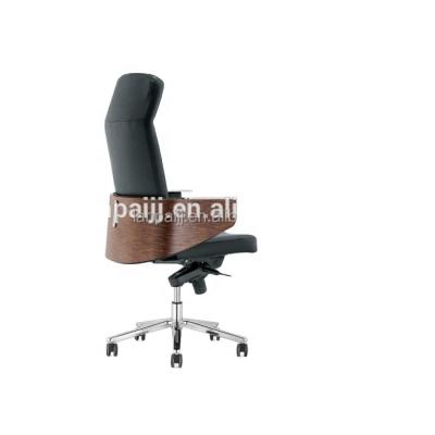 China LS-P40A Luxury Adjustable PU Seat Chair Office Leather Ergonomic Extended Swivel Chair (Height) for sale