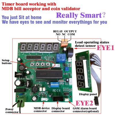 China Smart MDB Timer Control Board Working with Coin Bill Acceptor and Validator MDB-SMART for sale