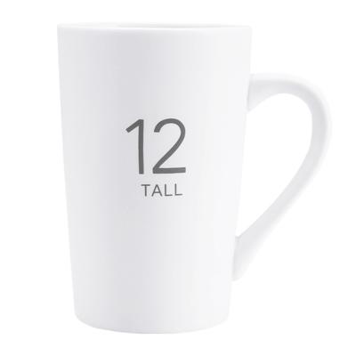 China Custom Plain White Mug Sublimation Logo Print 11oz White Coffee Mugs Ceramic Mug Viable To Sublime for sale