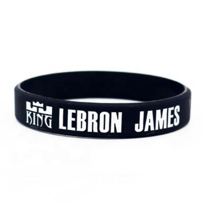 China Waterproof Adjustable Silicone Basketball Silicone Rubber Wristband For Business Custom Rubber Gift for sale