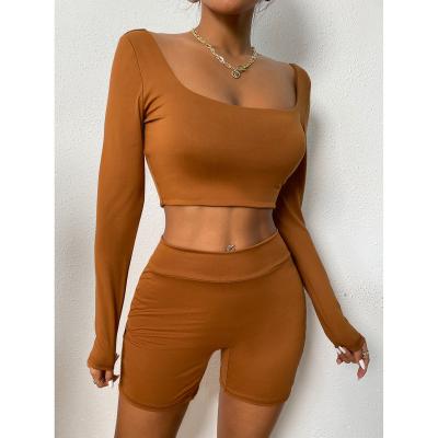 China Breathable Discount Two-Piece Set Street Wear New Style Sexy Elegant Fashion Lady Daily Life Casual Suit For Women for sale