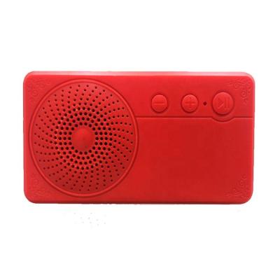 China Support Loop Playback Mp3 Music Player Portable Speakers Fm Radio With TF Card Slot for sale