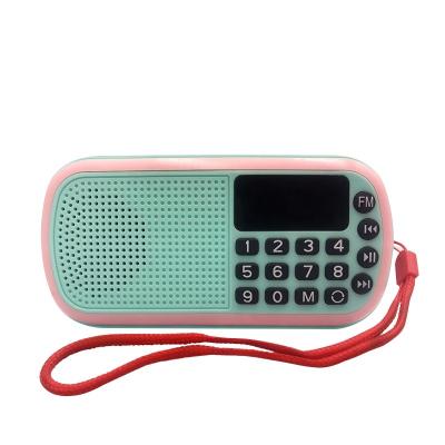 China PORTABLE Elderly Dual Multi Card TF Card MP3 Speaker Portable MP3 Speaker Wireless Fm Radio for sale