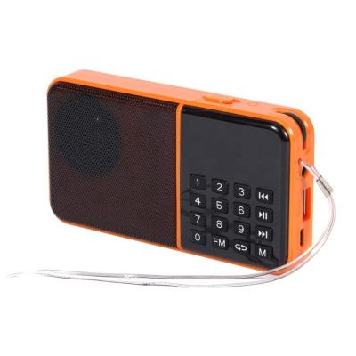 China Portable TF Card U Disk MP3 Digital Portable Radio Speaker FM AM Radio Receiver With LCD Screen for sale