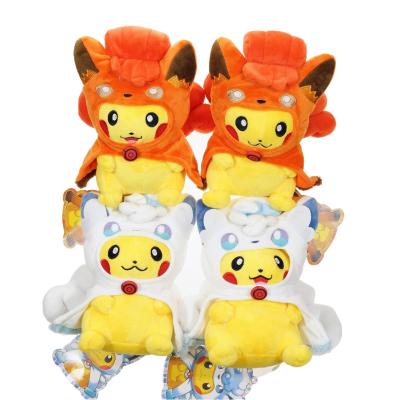 China Wholesale 4 4 ​​Pokemon Pikachu Ice Vulpix Plush Doll Stuffed Plush Toy Pokemon Vulpix Plush Animal for sale