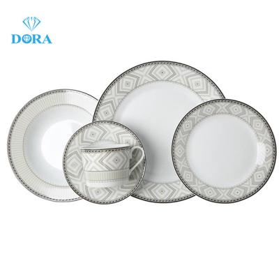 China China Viable Supplier Dinnerware Set Bone China Ceramic Dinnerware Set with Best Price for Sale for sale