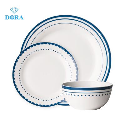 China Viable fine china dinner set 12pcs dinner set with cheap price for sale for sale