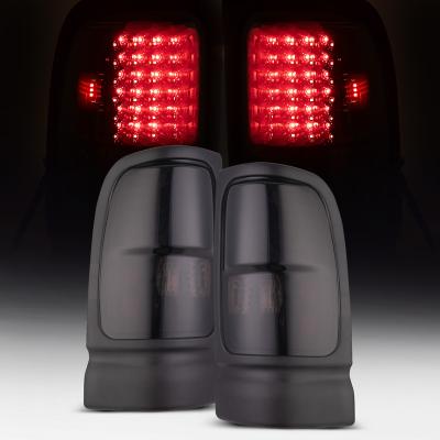 China FIERYRED Red Smoked Led Brake Reverse Tail Light Turn Accessories For Dodge Ram 94-02 RAM for sale