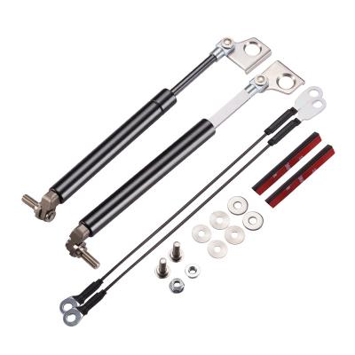 China Stainless Steel Seamless FIERYRED Easy And Slow Lift Support Shock Tailgate Gas Strut Kit For Hilux 2016-2020 for sale