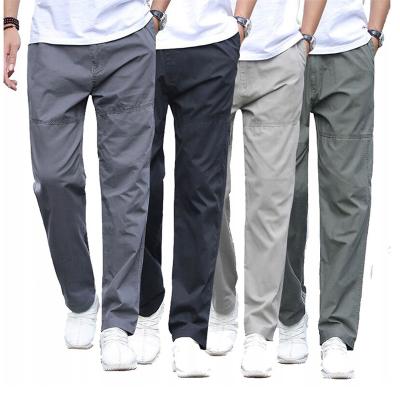 China Factory Wholesale Men's Mountains Cargo Work Trousers Casual Anti-Wrinkle Outdoor Cotton Trousers Loose Sweatpants for sale