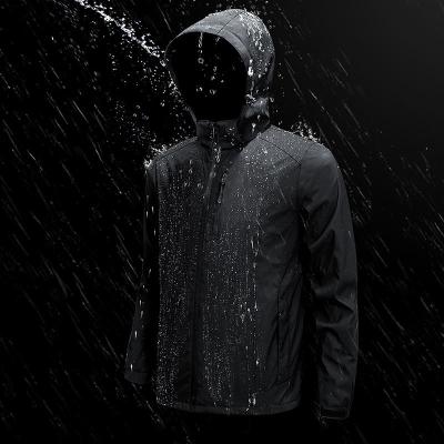 China Wholesale Fashion Rain Anorak Fashion Men's Outdoor Waterproof Color Anorak Hoodie Wind Jacket for sale