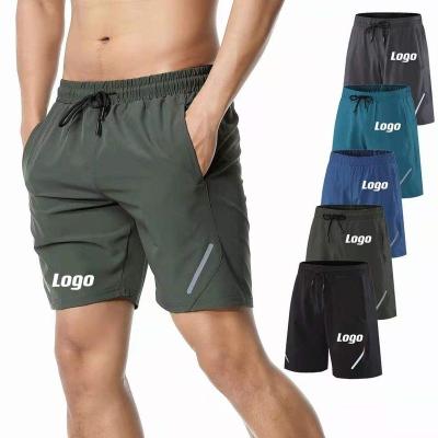 China Wholesale Custom Anti-Wrinkle Mens Gym Shorts Polyester 90 10 Spandex Swimwear Beach Wear Trunks Shorts for sale