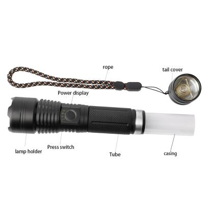 China Hot Selling Multifunction Emergency New Design Buzz Function Torch Flashlight for sale