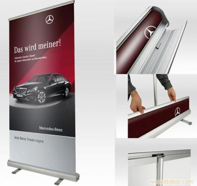 China 80*200cm luxury aluminum  roll up banner for sale