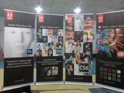 China roll up banner stand Type Roll-Up Banner for sale