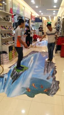 China custom 3D floor sticker for sale