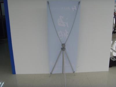 China Retractable X Frame Banner Stand , Full Color Printing Trade Show Banner Stands 80*180cm for sale