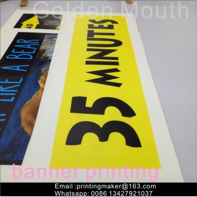 China Advertising Sports PVC Vinyl Banners With Eyelets for sale