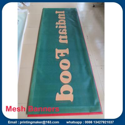 China Large Building Fence Advertising Vinyl Mesh Banner for sale