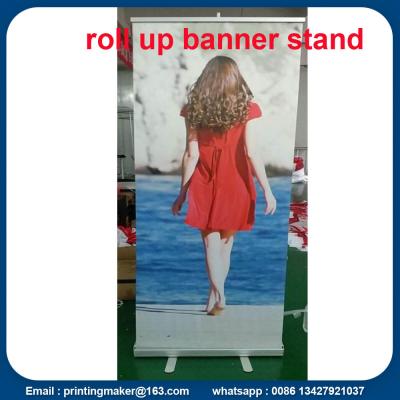 China Roll Up Retractable Display Banners For Indoor Advertising for sale