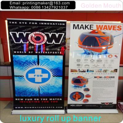 China Scrolling Retractable Trade Show Banner For Exhibition for sale