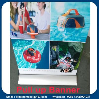 China Outdoor Aluminum Alloy Roll Up Banner Stand for sale