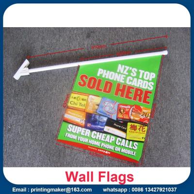 China Wall Mount Double Sided Printed Flags Banners for sale