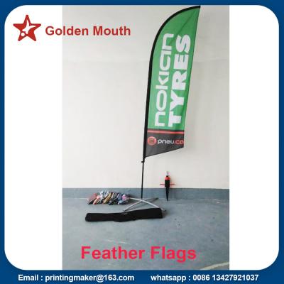 China Custom Feather Flags Banners For Outdoor Advertising for sale