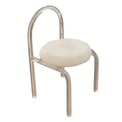 China (Other) Modern Design Adjustable Transparent Acrylic Rod Banquet Chair for Home Furniture for sale