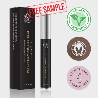 China Natural Free Sample Eyelash Extensions Serum 5ml Individual Eye Lash Enhancer Growth Eyelash Serum For Women for sale