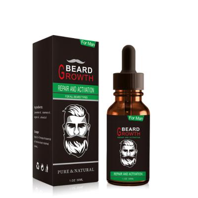 China Private Label Natural Custom 30ml Dropper Beard Growth Smoothing Organic Beard Growth Oil For Men for sale