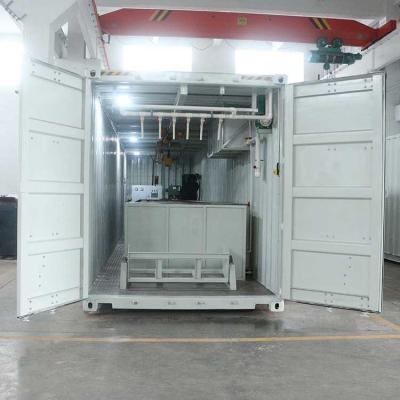 China 10t/24u Container IJsmachine Industriële Blok IJsmachine R404a R22 Te koop