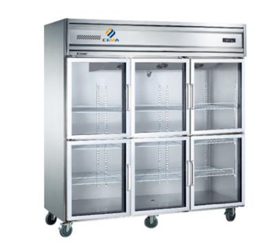 Cina 1350L Restaurant Commercial Freezer Upright Freezer Vertical Fridge Refrigerator Equipment in vendita