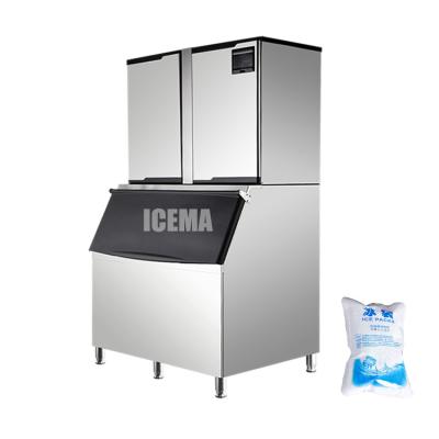 China Hot sale 1000 kg output commercial ice cube makers machines for home and commercial use for sale