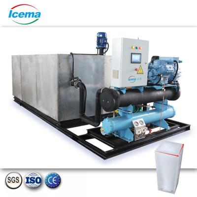 China 500kg/day-50ton/day Automatic Brine Block Ice Machine with Air-cooled Condensation Te koop