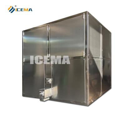 China 2T Ice Cube Machine Industrial 1860W Ice Maker Crystal for Ice Storage 2TON Benefit Te koop