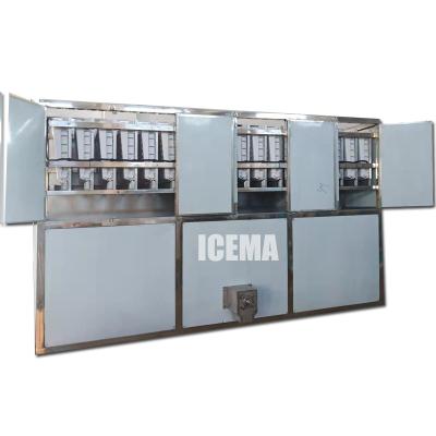 China 5000kg/day Industrial Ice Cube Making Machine 5ton Capacity with Shell Tube Cooling Te koop