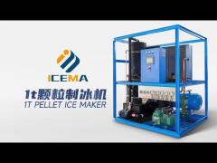 22mm Tube Cie Diameter Ice Tube Maker Machine with 380v/50hz/3p Voltage