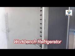 customize bar type workbench air-cooled refrigerator equipment undercounter fridge / workbench chill