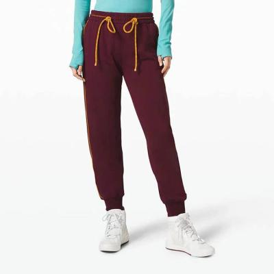 China Hot sale QUICK DRY good quality design regular straight sports tracksuit sweat tracksuit pants for women for sale