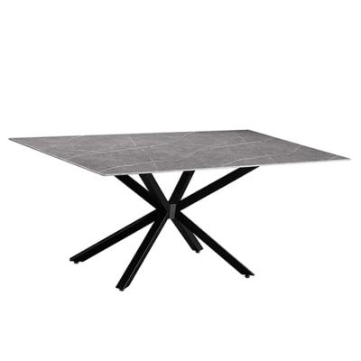 China Durable Italian Leather Dining Dining Table 2021 Modern Portable Folding Table Good Prices Hot Selling Luxury Dining Room Furniture for sale