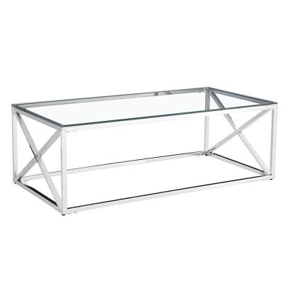 China Best selling modern creative glass coffee table mirror coffee table living room furniture mirror coffee table (the other) adjustable for sale