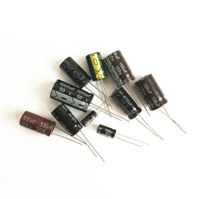 China New General Purpose 220V/2200uF 35*50mm Pin Aluminum Electrolytic Capacitor Hard 105 Degree Radial 220V 2200uF for sale