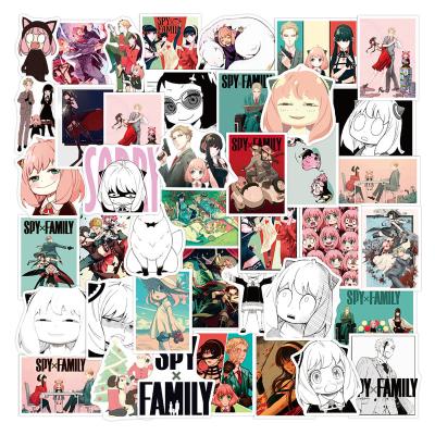 China Waterproof+Eco-friendly NOTICE 50 x FAMILY Anime Graffiti Stickers Cartoon Computer Fridge Decoration Stickers Popular Anime Stickers for sale