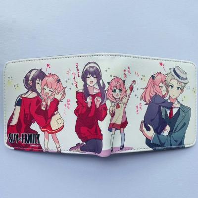 China No NOTE Mini X FAMILY Anime Shorts Wallets Students PU Zipper Coin Leather Card Holder Clips Bag for sale